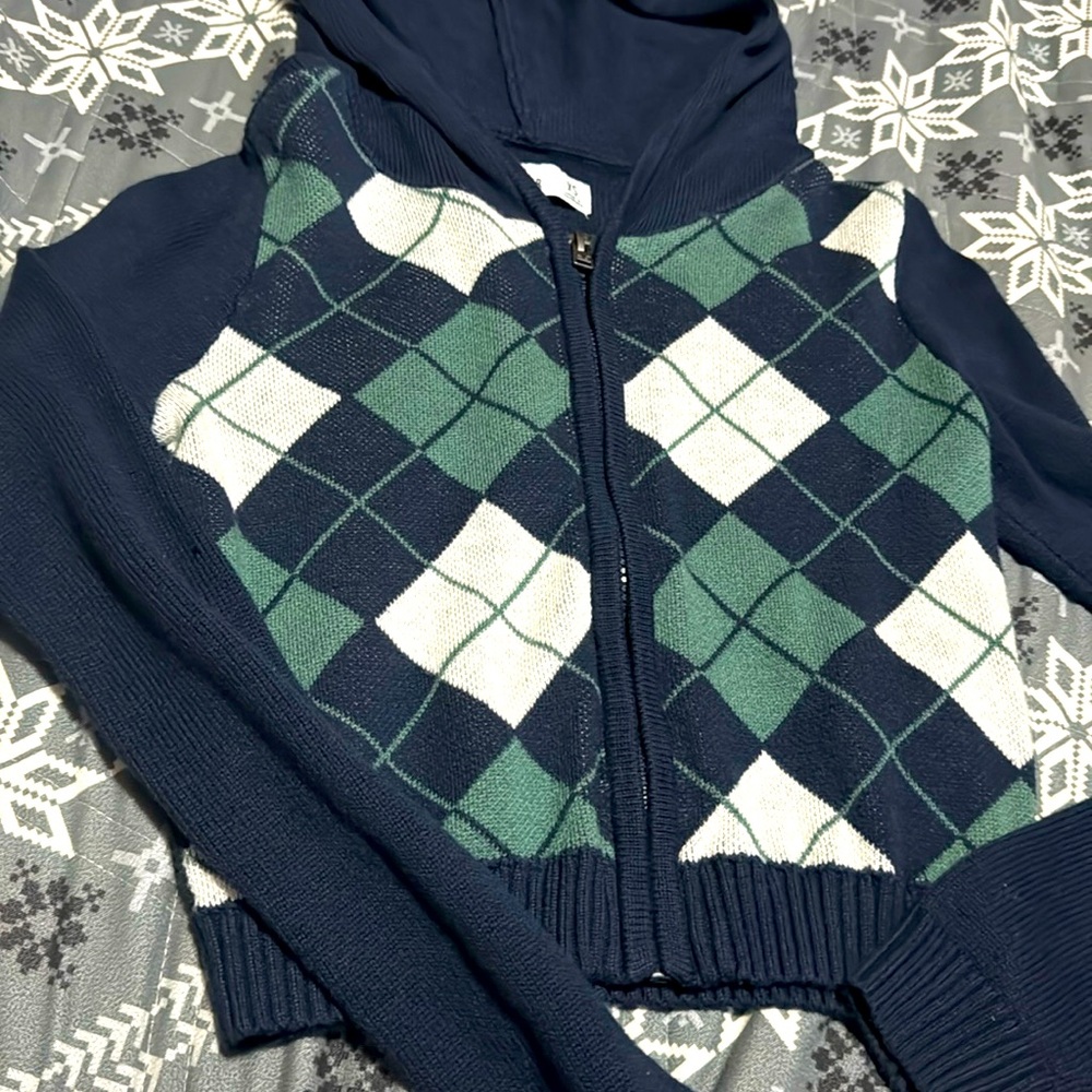 Hollister zip up sweater
